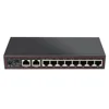 Compatible Networks 10/100 Mbps DIEWU Power Input Voltage 52V Dc 10 Ports Poe Switch