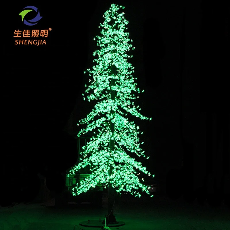 Holiday Decoration with remote control for outdoor tree decoration led commercial christmas tree lights