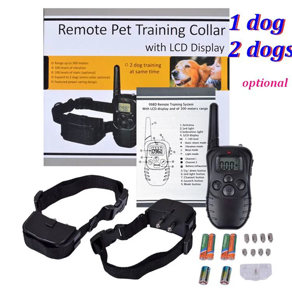 300m remote dog training collar