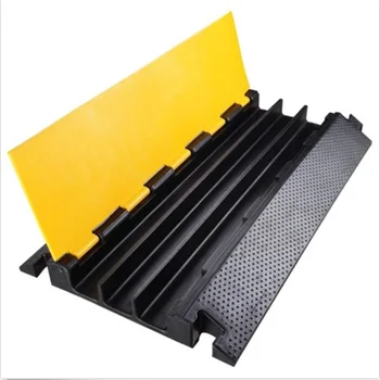 Rubber Driveway Curb Ramp 3 Channel Rubber Cable Protector 3channels ...