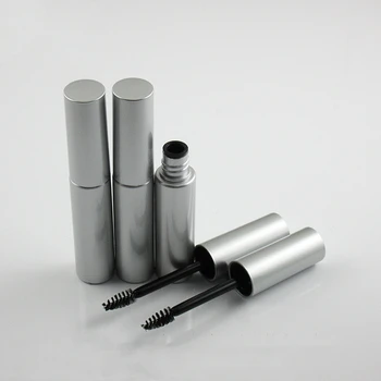 mascara in silver tube