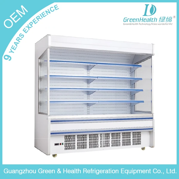 supermarket open cooler commercial retail refrigerator buy open refrigeration
