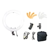 18 inch single color Led Ring Light 5500K Dimmable Circle Light for camera with Phone holder for video/make up/Selfie