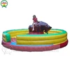 Cheap price crazy bullfighting mechanical bull riding with inflatable mattress