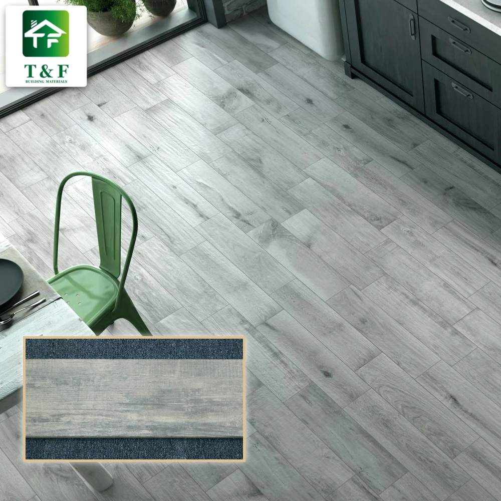 Plain Bright Wood Grain Imitation Tiles Ghana Low Price 15x60 Wood Grain Imitation Tiles Ghana