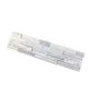 Sparkle White Quartz Stacked Stone Fireplace Exterior Wall Cladding
