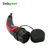 Connectors J1772 Extension Evse Nema 32a Plug 1 Level Car Ac Charger Ev Charging Type 2