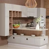 Professional Factory Kitchen Furniture Australian Kitchen Wood Cabinet Designs