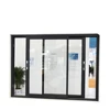 Powder coating big size aluminium sliding window price list