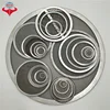 Double layer 152/30 + 250/40 mesh 120 60 mesh 90mm Round metal disc 20mm stainless steel wire mesh filter screen pack