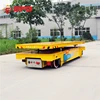 Heavy duty steel welding transformer plant transfer rail flat car with wheels