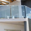 Hot sell stainless steel frameless glass railing mirror three dimensional pool fence clamp glass spigot for durable