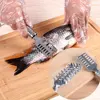 1pcs Stainless Steel Fish Scale Kitchen Utensil Practical Seafood Scale Skin Remover Kitchenware