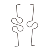 Products imported china Custom special stainless steel bending hook-up wire