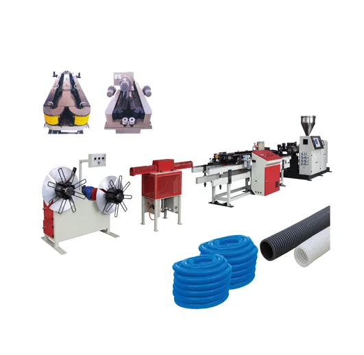 PP PE プラスチック機械バレル製造コルゲーションパイプシングルスクリュー押出機リサイクル hdpe 水パイプマシン