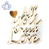 Custom laser cut wood word stand 3D, Wooden Letters Wedding Stand Sign Stand Figures Decor Wedding Present Home Decoration