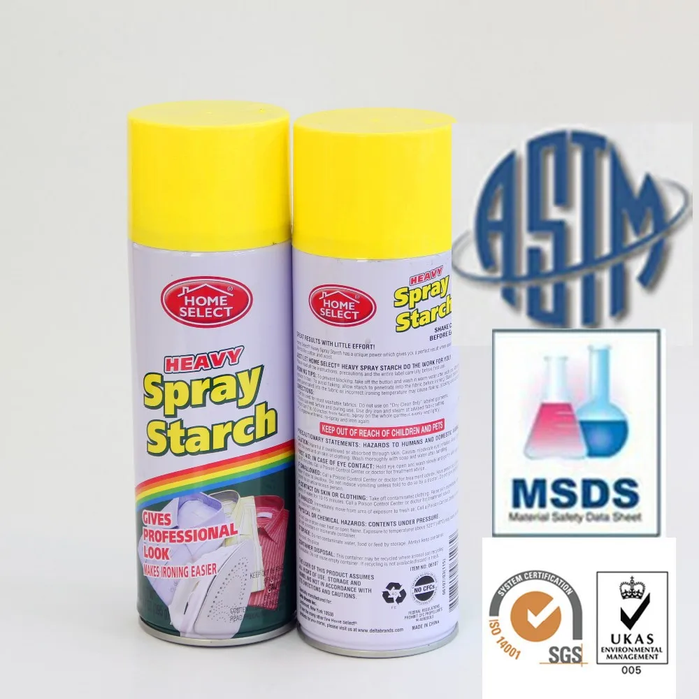 20oz/567gram High Quality Clothes Iron Spray Starch Buy Spray Starch