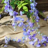 flower wedding stage decoration wall hanging artificial flowers wisteria vine artificial
