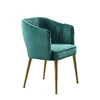 Fancy Queen Manager Computer Fauteuil Relax Contour Brushed Brass Luxury Chair Throne for Wedding