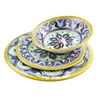 Graceful style high quality table dining plate set dinner with customized pint