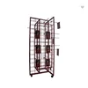 Floor standing professional mesh accessory display hanging rack with hooks wire panel rack