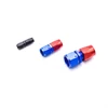 Aluminum pipe fitting adapter Alloy 6061-t6 straight full flow double swivel hose end