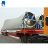 Titan 3 axles flatbed extendable 50meters fan wind blade trailer for sale