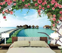 3d papel de parede para praia mar paisagem decora&ccedil;&atilde;o de parede pedra 3d papel de parede decora&ccedil;&atilde;o hotel