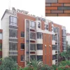 exterior decoration facing wall clay brick panels