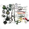 Jedi Great Escape mini helmet Pan backpack keychain metal game weapon gun keychain