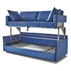 Hot Sale Popular Multifunction Apartment Hotel Home Furniture Fabric Sofa Bed Combine Bunk Bed