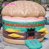Unique design inflatable hamburger castle / inflatable hamburger bouncer / kids jumping castle