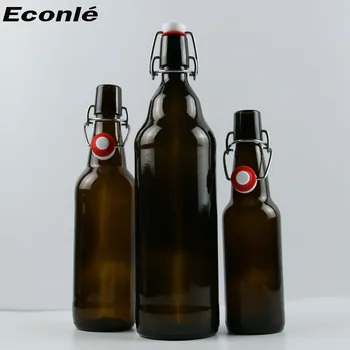Download Wholesale 1000ml 500ml 330ml Swing Top Amber Glass Beer Bottle - Buy Beer Bottle Glass,Glass ...