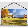 village scenery canvas painting , custom canvas painting village scene