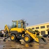 mini backhoe wheel loader with front end loader and backhoe