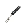 Wholesale bulk custom letter logo soft PVC rubber keychain key holders