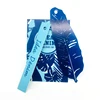 Custom Silk Screen Printed Clothes Brand Name Logo Paper and PVC Plastic Price Hang Tag Labels For Clothing