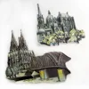 The Building Custom Shape 3D Printing Lapel Pin Badge