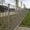 Galvanized diamond shape curved wire mesh security fence manufacturer(Tops Hardware)
