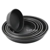 6-13 inches 4cm height nonstick metal deep hard film pizza pan round pizza pans stones pie pancake bread moldes de pizza baking