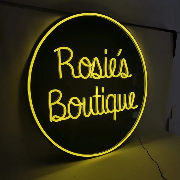 Outdoor advertising neon logo sign custom business led neon signs
