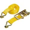 Fasten Goods ratchet cargo strap tie down with double j hook