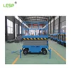 Scissor vehicle lifting equipment Manual scissor lift platform with 500KG rated load capacity