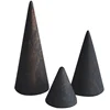 High quality homemade wholesale simple ring cone wooden display stand