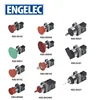 Push button,Indicator Light,choice switch mushroom switch double key Control button switch silica gel indicator