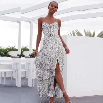 boho strapless maxi dress