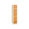 Swimming Pool Cam Lock Storage Stainless steel five doors locker