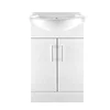 Foshan factory custom made high gloss free standing sink bathroom storage cabinet
