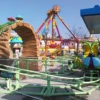 Ladybird spin rides kiddie train ride kids outdoor entertainment equipment mini roller coaster for sale