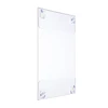 A4 A5 A6 size clear wall mounted acrylic wall mounted document certificate pictures display frame sign holder with adhesive tape